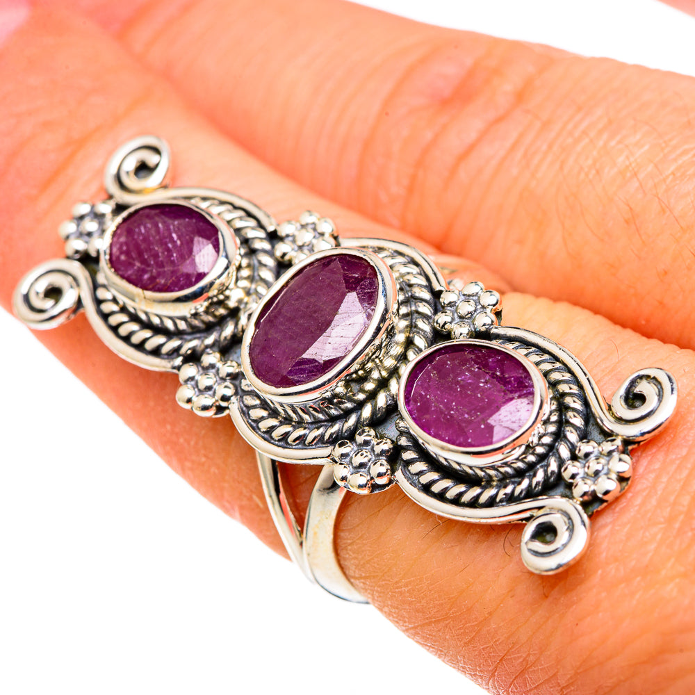Ruby Rings handcrafted by Ana Silver Co - RING97671