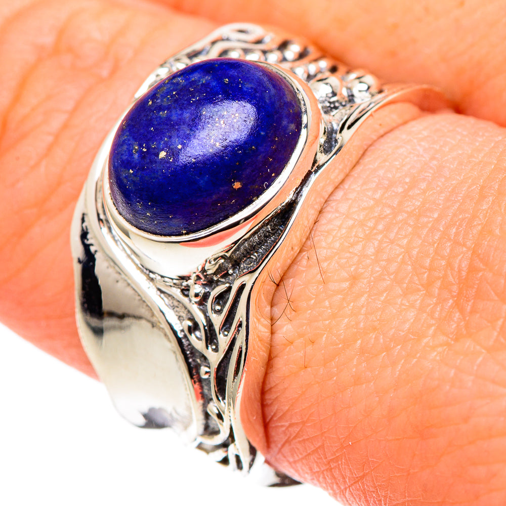 Lapis Lazuli Rings handcrafted by Ana Silver Co - RING97672