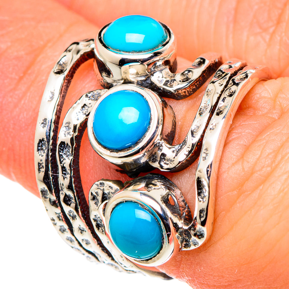 Larimar Rings handcrafted by Ana Silver Co - RING97674