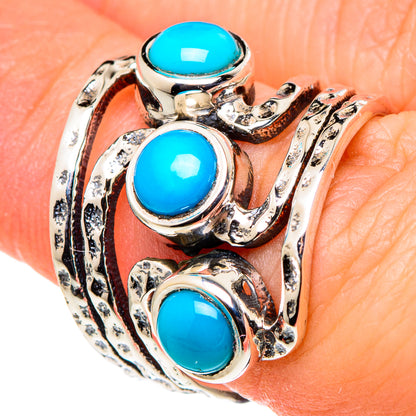 Larimar Rings handcrafted by Ana Silver Co - RING97674