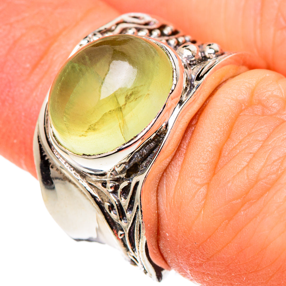 Prehnite Rings handcrafted by Ana Silver Co - RING97680