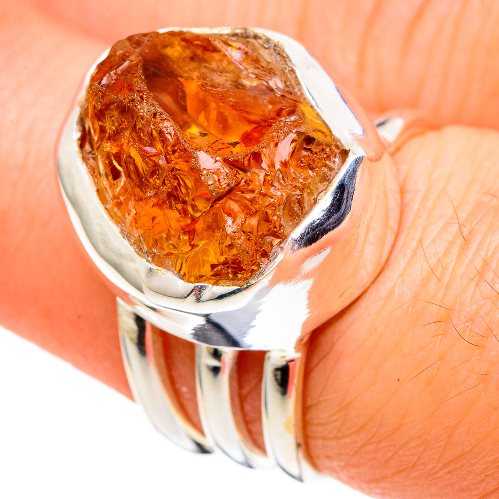 Citrine Rings handcrafted by Ana Silver Co - RING97683