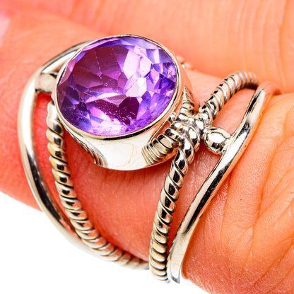 Amethyst Rings handcrafted by Ana Silver Co - RING97695
