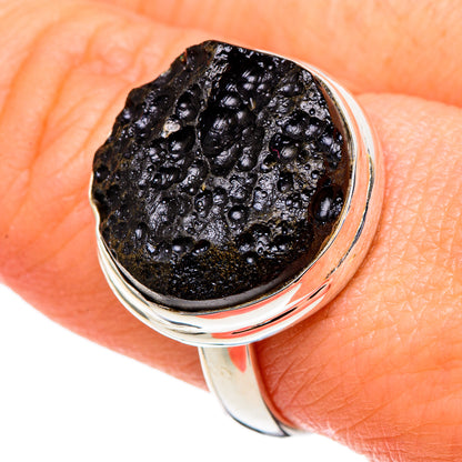 Tektite Rings handcrafted by Ana Silver Co - RING97697