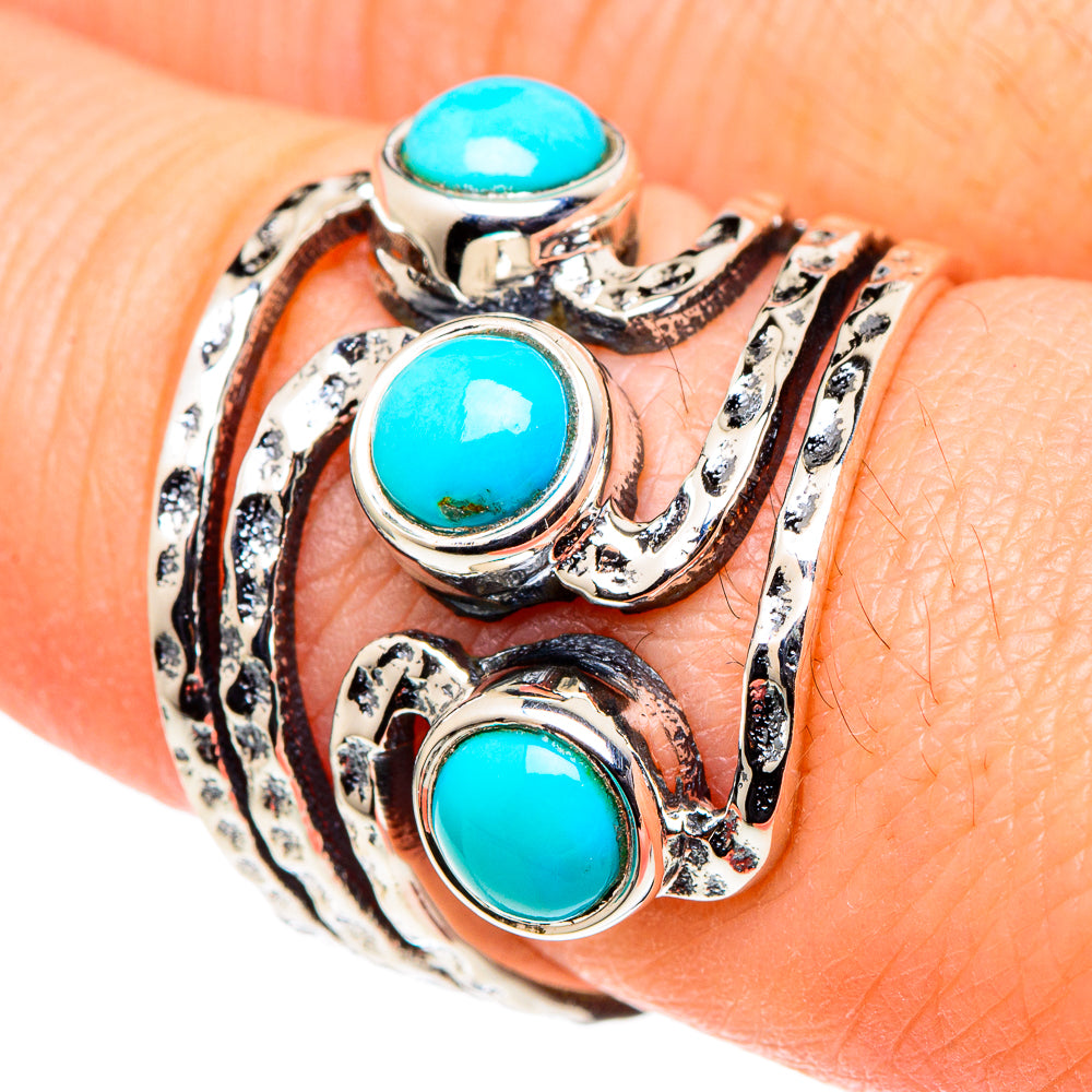 Larimar Rings handcrafted by Ana Silver Co - RING97708