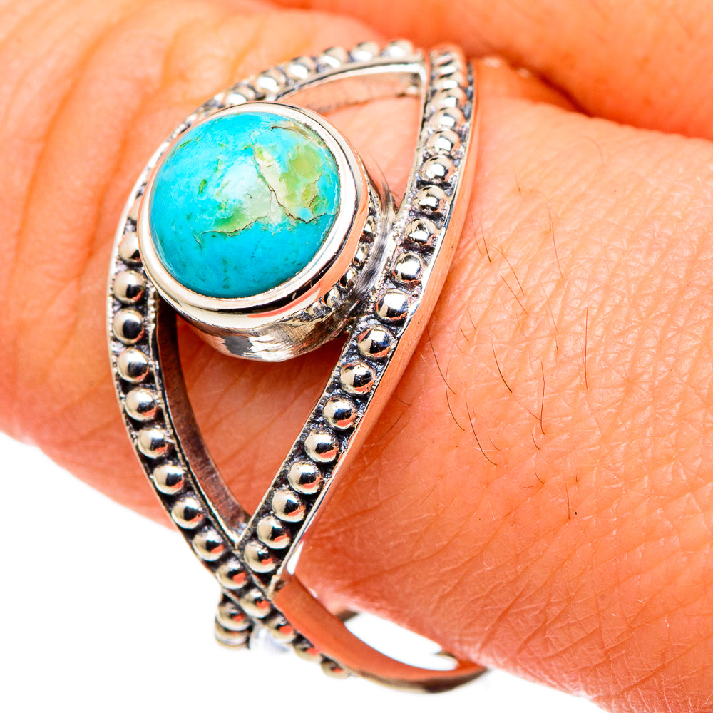 Larimar Rings handcrafted by Ana Silver Co - RING97714