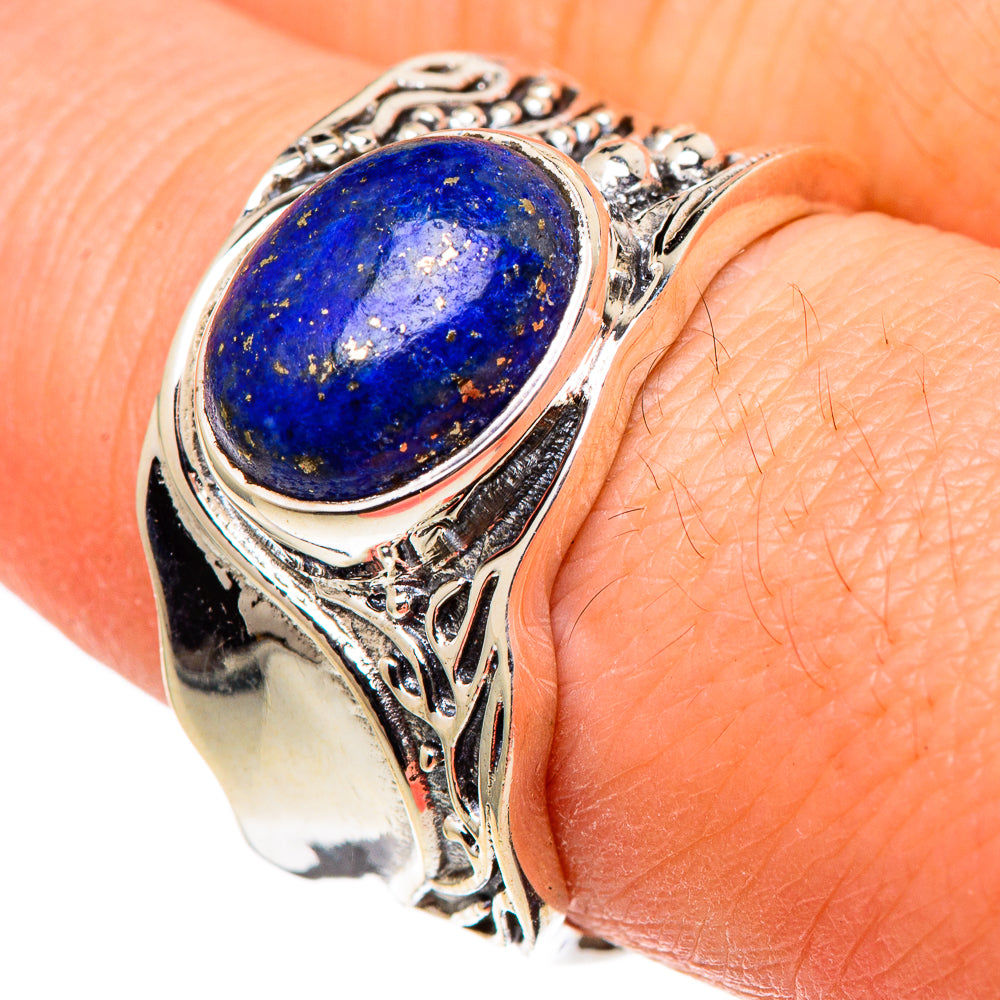 Lapis Lazuli Rings handcrafted by Ana Silver Co - RING97716