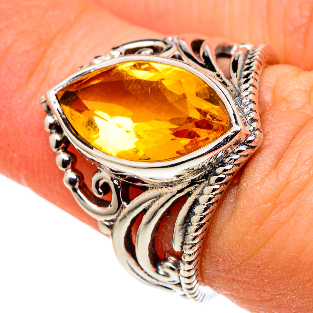 Citrine Rings handcrafted by Ana Silver Co - RING97724