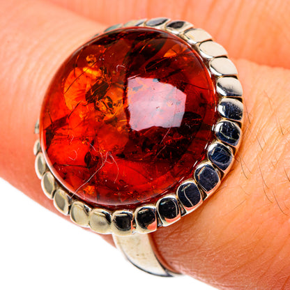 Baltic Amber Rings handcrafted by Ana Silver Co - RING97725