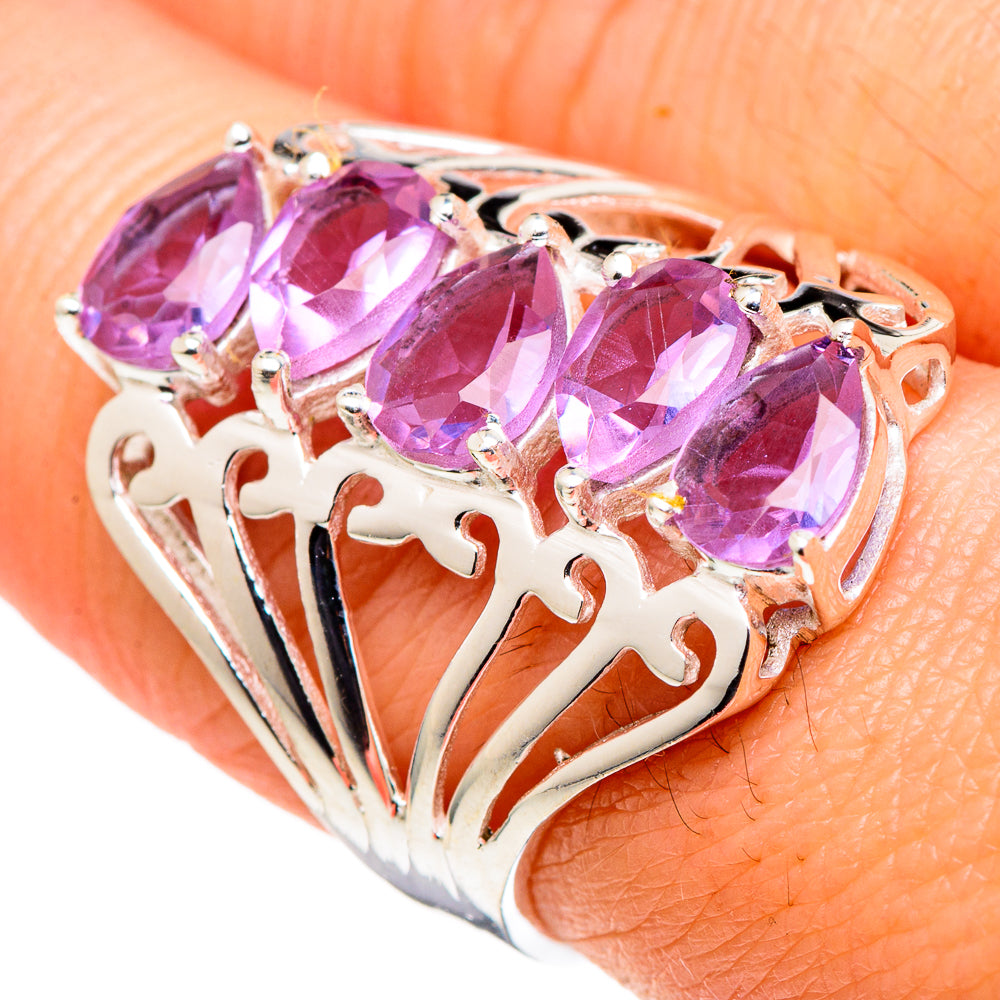 Color Change Alexandrite (lab.) Rings handcrafted by Ana Silver Co - RING97732