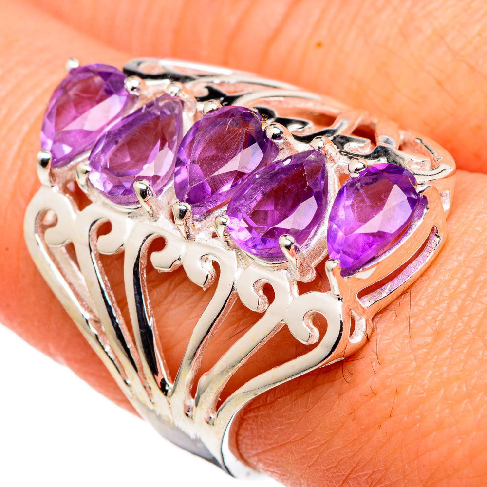 Amethyst Rings handcrafted by Ana Silver Co - RING97735