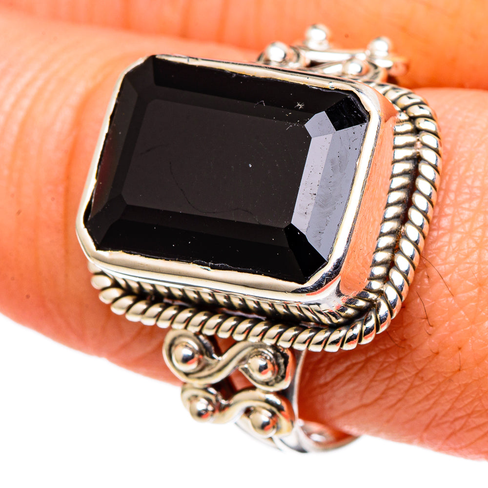 Black Onyx Rings handcrafted by Ana Silver Co - RING97737