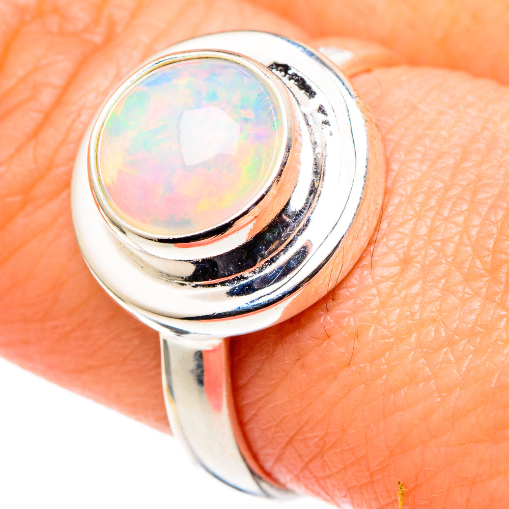Ethiopian Opal Rings handcrafted by Ana Silver Co - RING97744
