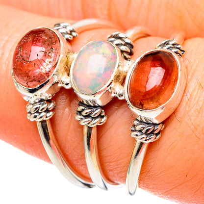 Ethiopian Opal Rings handcrafted by Ana Silver Co - RING97745