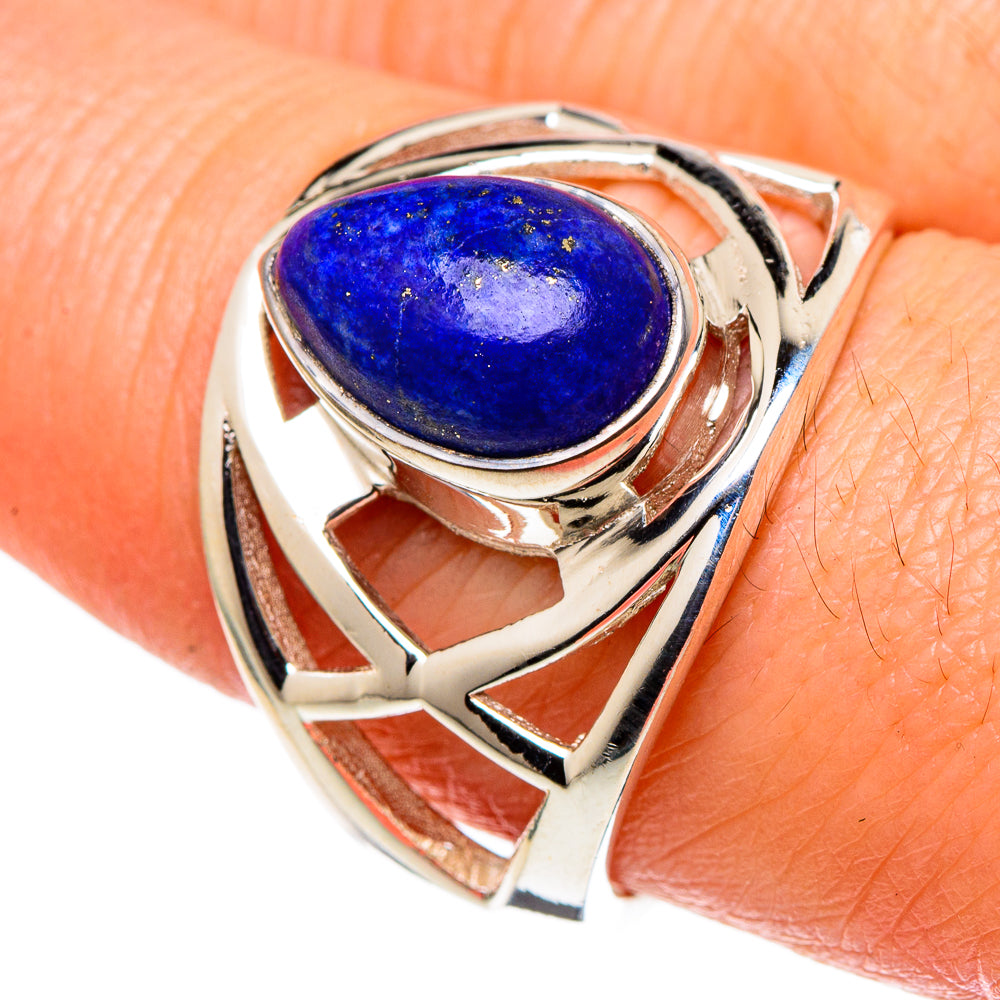 Lapis Lazuli Rings handcrafted by Ana Silver Co - RING97747