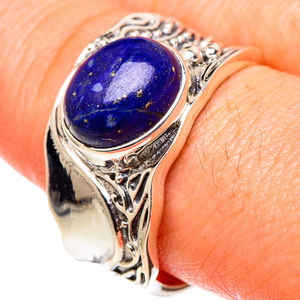 Lapis Lazuli Rings handcrafted by Ana Silver Co - RING97751