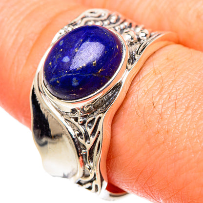 Lapis Lazuli Rings handcrafted by Ana Silver Co - RING97751