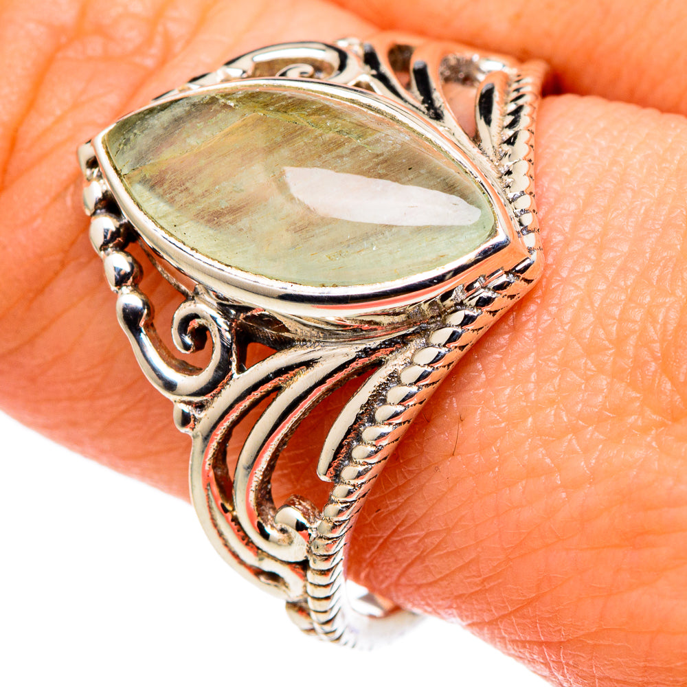 Prehnite Rings handcrafted by Ana Silver Co - RING97753