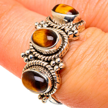 Tiger Eye Rings handcrafted by Ana Silver Co - RING97760
