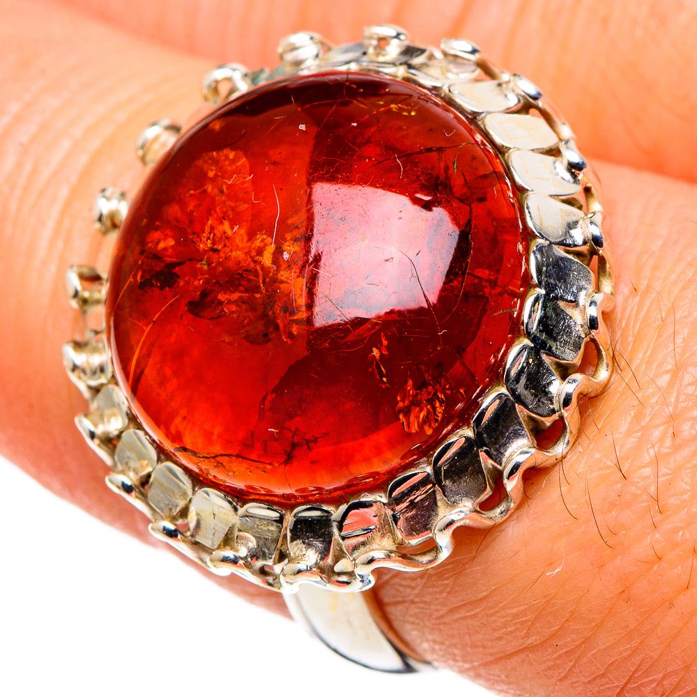 Baltic Amber Rings handcrafted by Ana Silver Co - RING97764