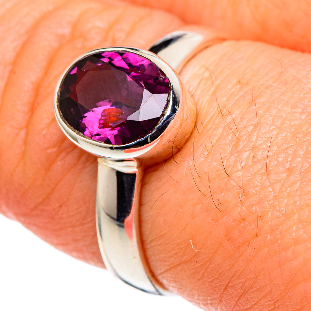 Pink Tourmaline Rings handcrafted by Ana Silver Co - RING97768