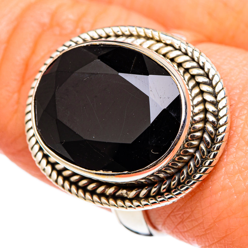 Black Onyx Rings handcrafted by Ana Silver Co - RING97775