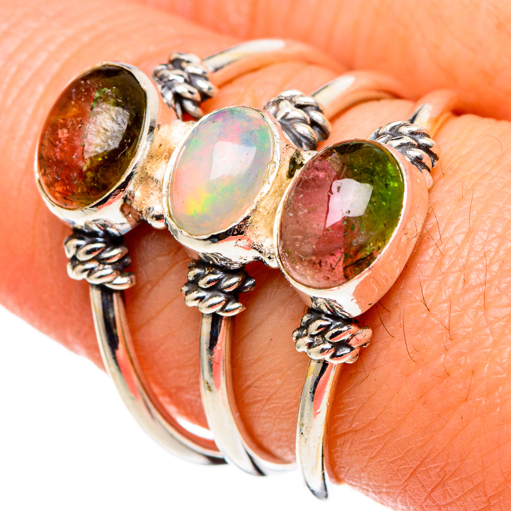 Ethiopian Opal Rings handcrafted by Ana Silver Co - RING97780