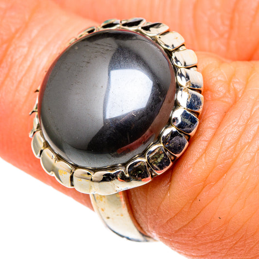 Hematite Rings handcrafted by Ana Silver Co - RING97785