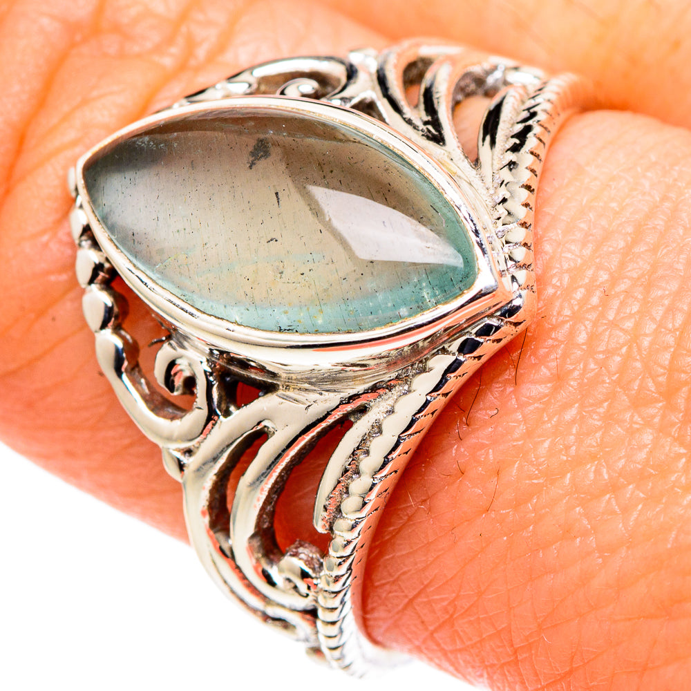 Aquamarine Rings handcrafted by Ana Silver Co - RING97786