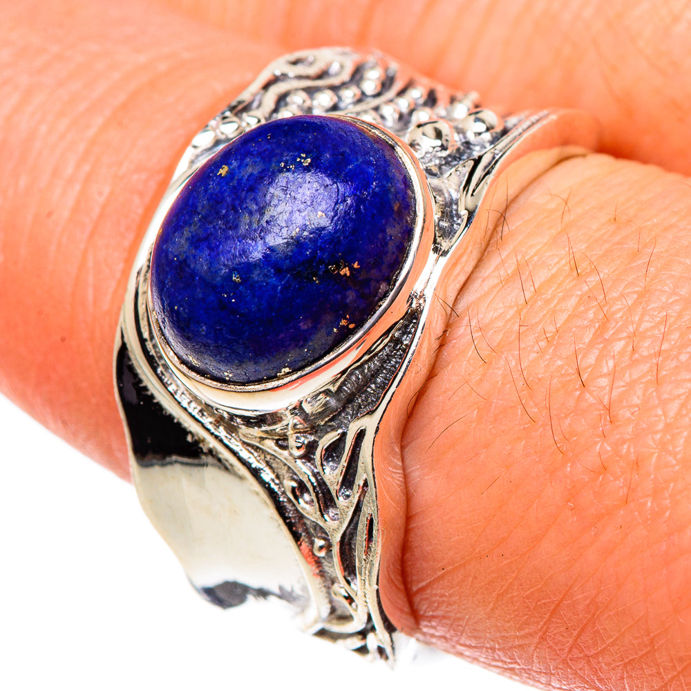 Lapis Lazuli Rings handcrafted by Ana Silver Co - RING97789