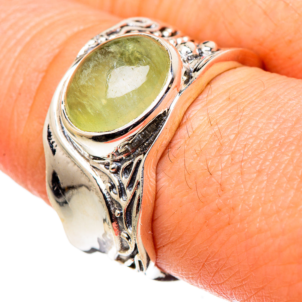 Prehnite Rings handcrafted by Ana Silver Co - RING97798