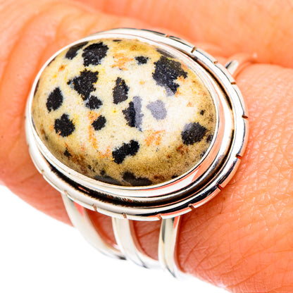 Dalmatian Jasper Rings handcrafted by Ana Silver Co - RING97800