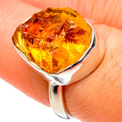 Citrine Rings handcrafted by Ana Silver Co - RING97801