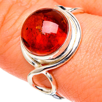 Baltic Amber Rings handcrafted by Ana Silver Co - RING97803