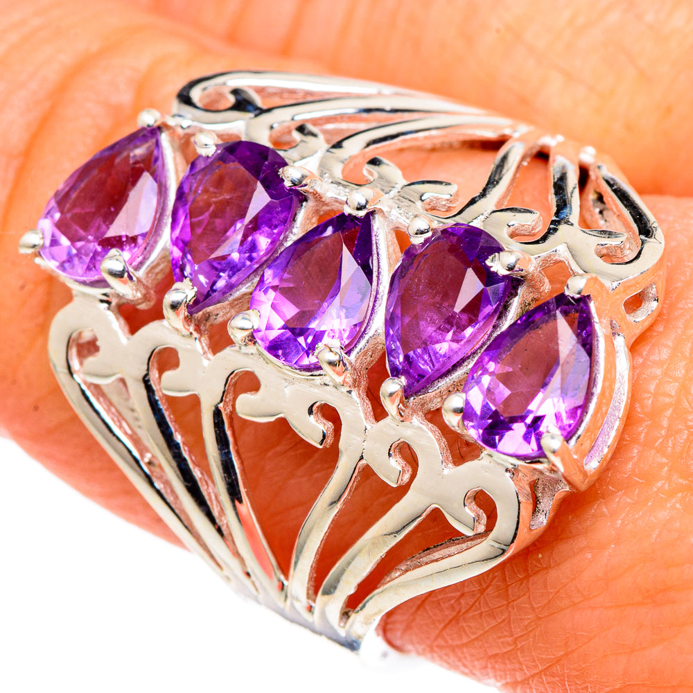 Amethyst Rings handcrafted by Ana Silver Co - RING97812