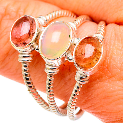 Ethiopian Opal Rings handcrafted by Ana Silver Co - RING97816