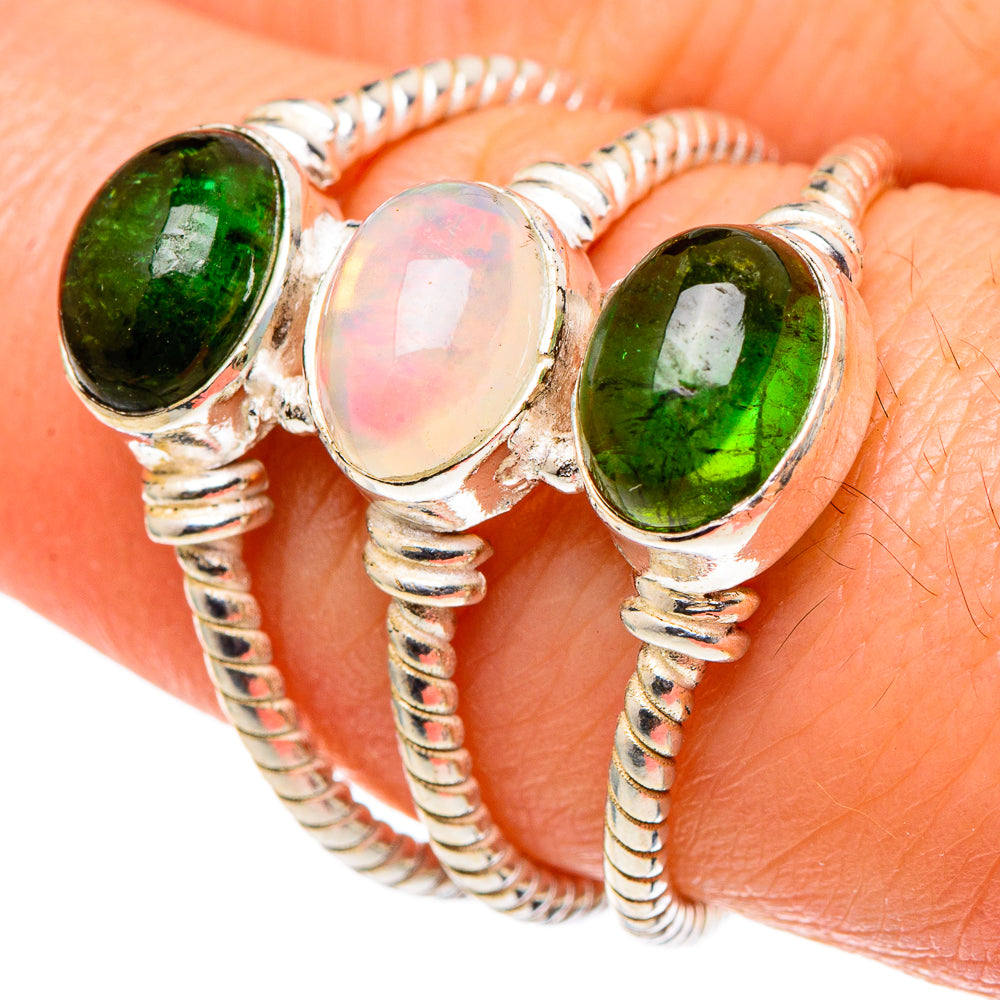 Ethiopian Opal Rings handcrafted by Ana Silver Co - RING97820