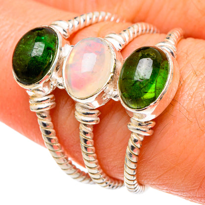 Ethiopian Opal Rings handcrafted by Ana Silver Co - RING97820