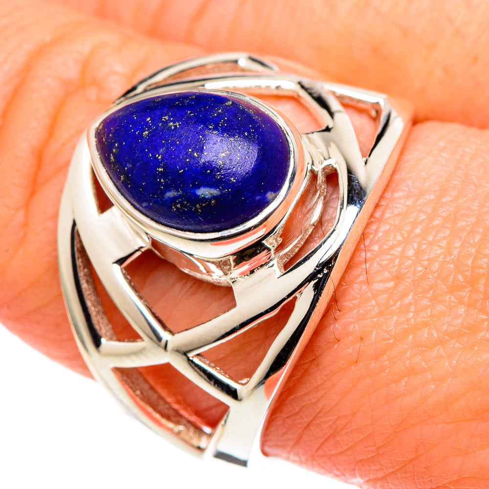 Lapis Lazuli Rings handcrafted by Ana Silver Co - RING97821
