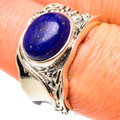 Lapis Lazuli Rings handcrafted by Ana Silver Co - RING97823