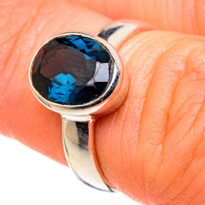 Blue Spinel Rings handcrafted by Ana Silver Co - RING97827