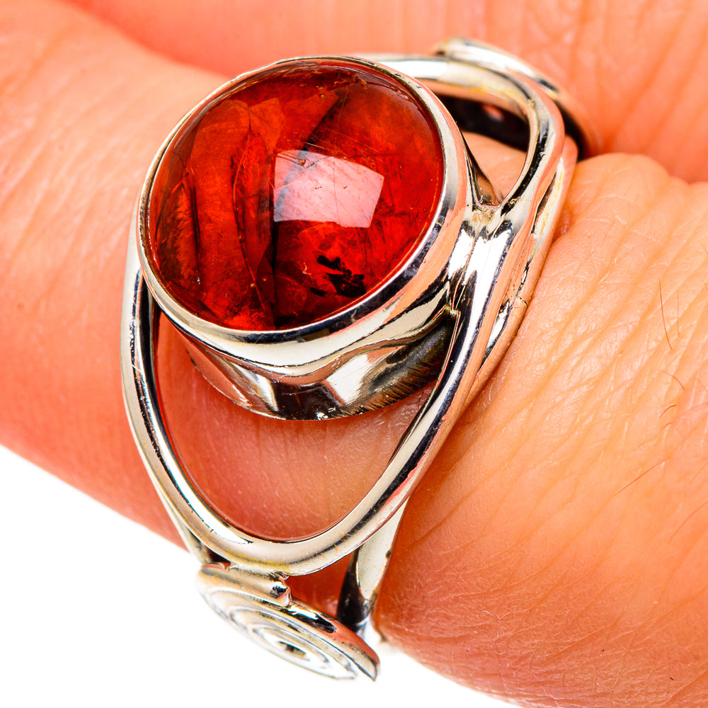 Baltic Amber Rings handcrafted by Ana Silver Co - RING97838