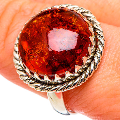 Baltic Amber Rings handcrafted by Ana Silver Co - RING97839