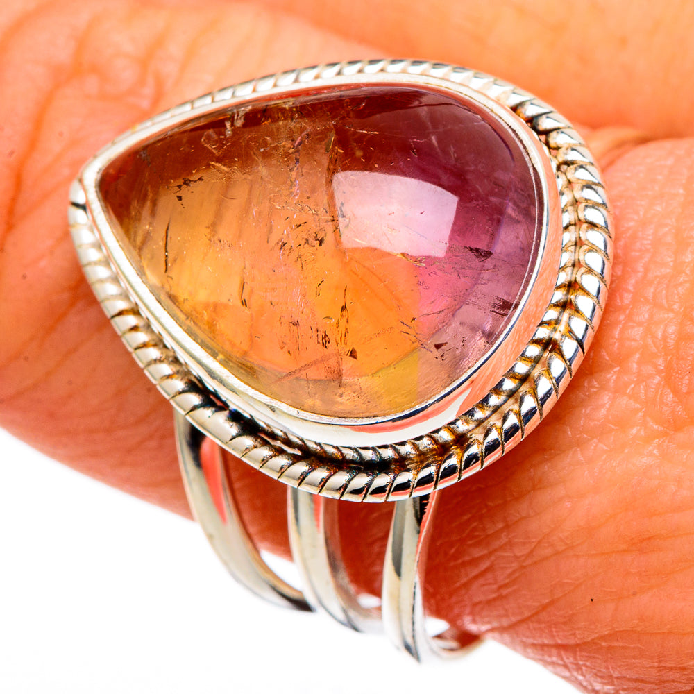 Ametrine Rings handcrafted by Ana Silver Co - RING97845