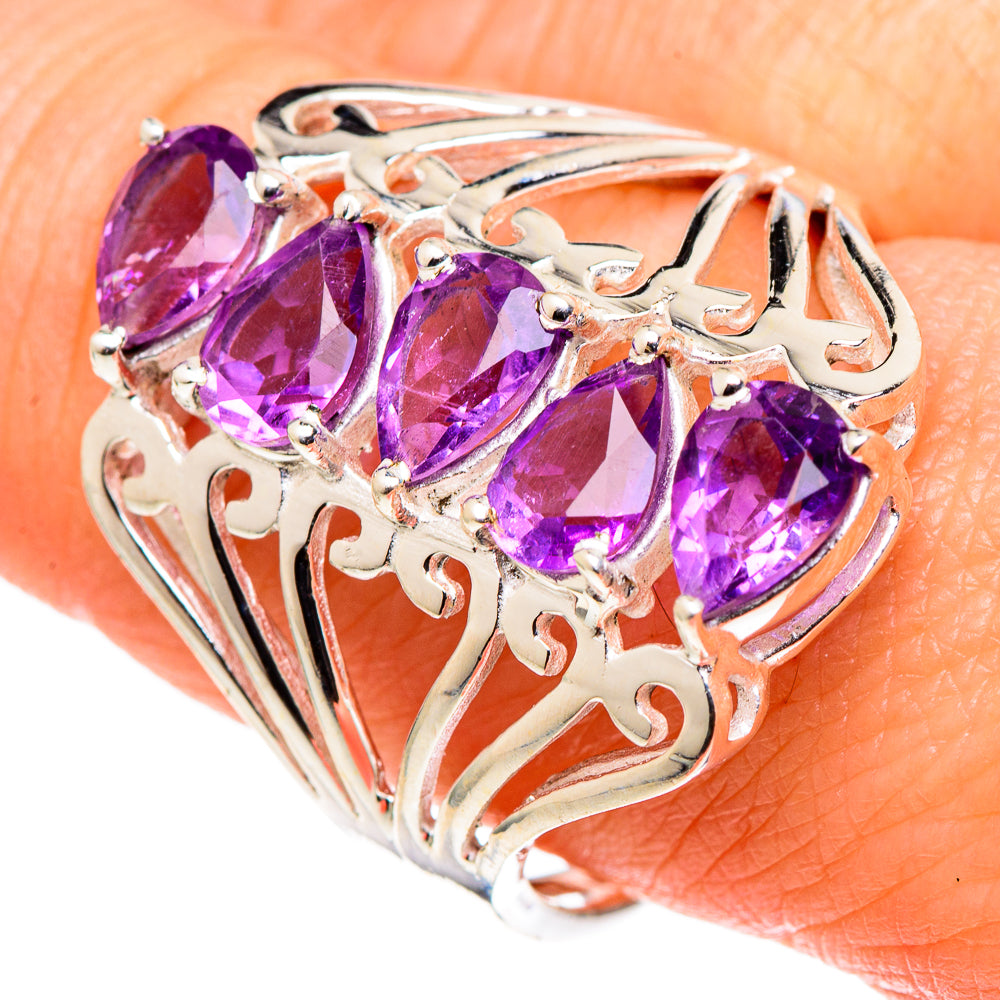 Amethyst Rings handcrafted by Ana Silver Co - RING97846