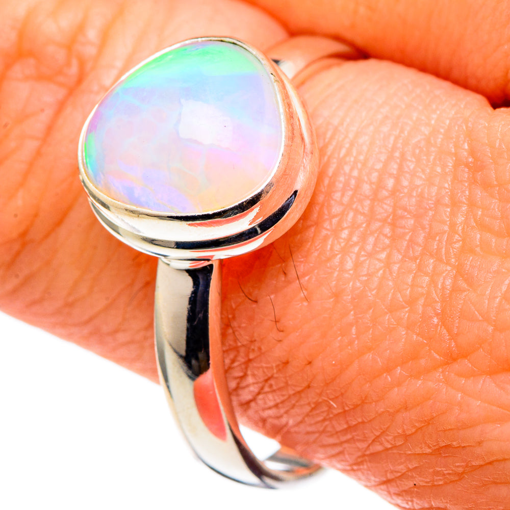 Ethiopian Opal Rings handcrafted by Ana Silver Co - RING97852