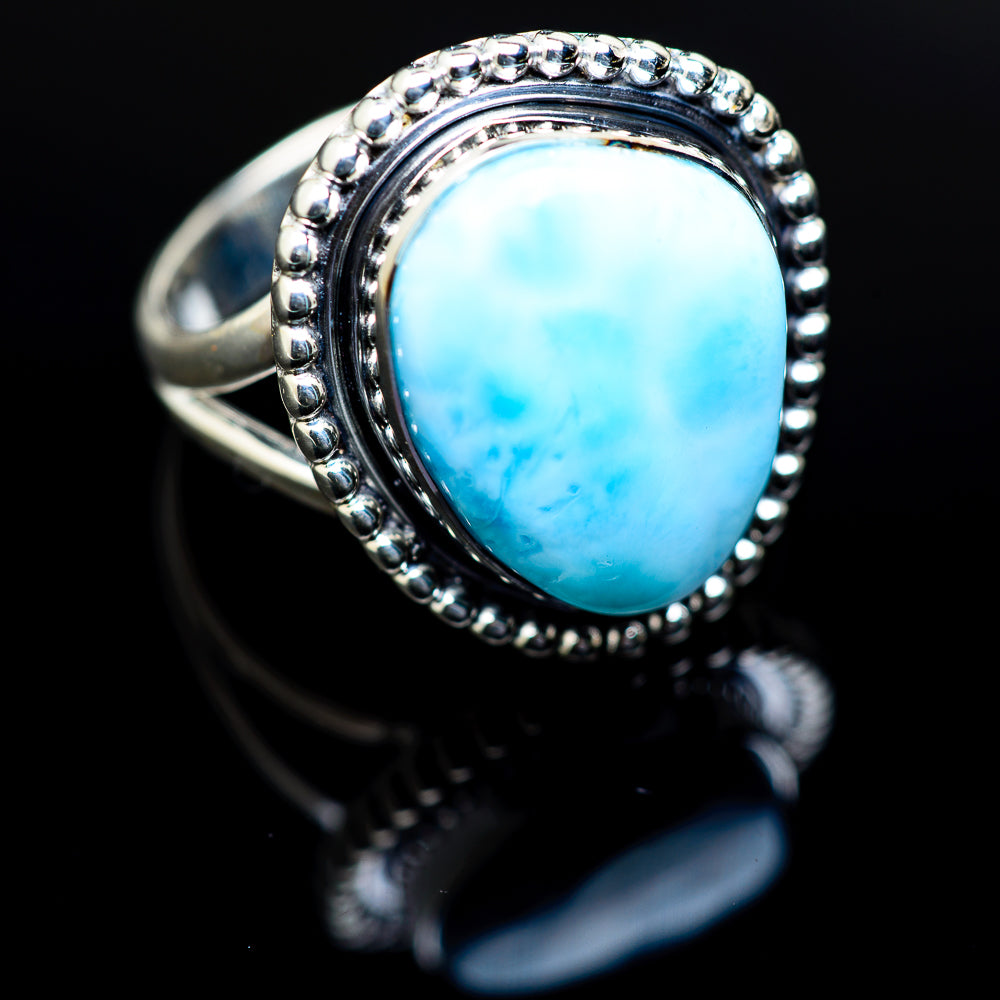 Larimar Rings handcrafted by Ana Silver Co - RING978572