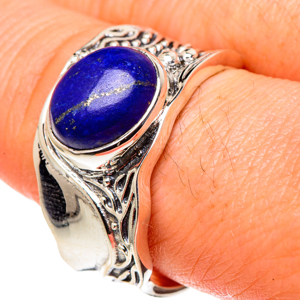 Lapis Lazuli Rings handcrafted by Ana Silver Co - RING97858