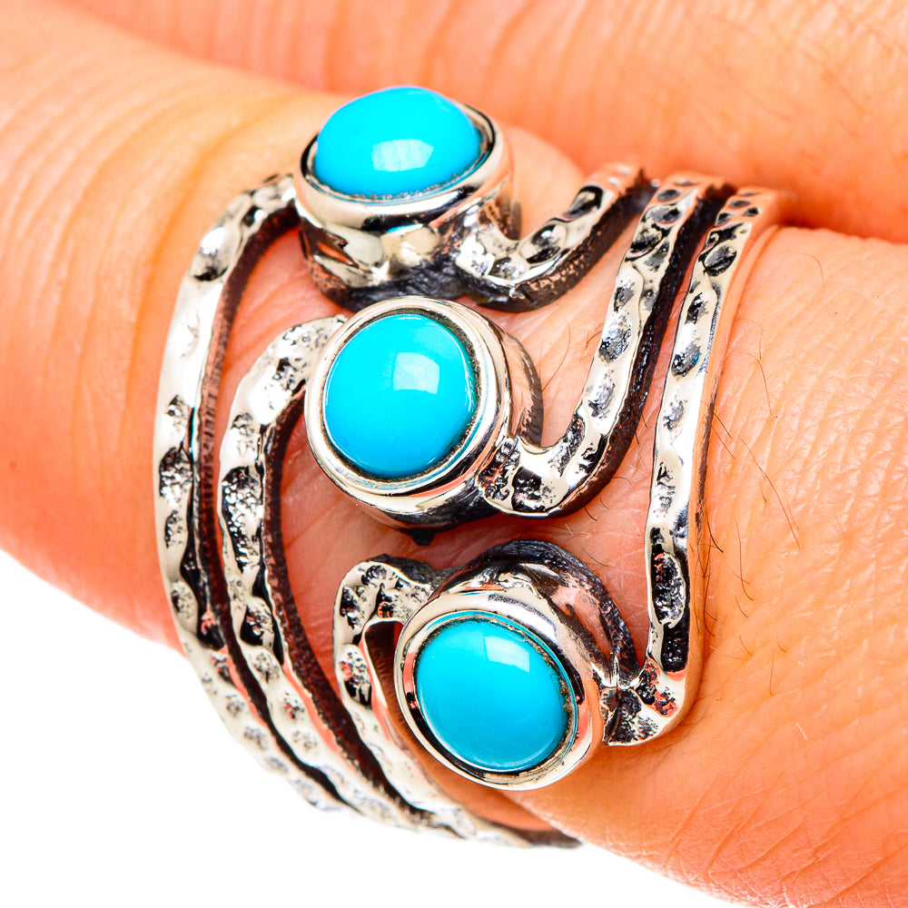 Larimar Rings handcrafted by Ana Silver Co - RING97859