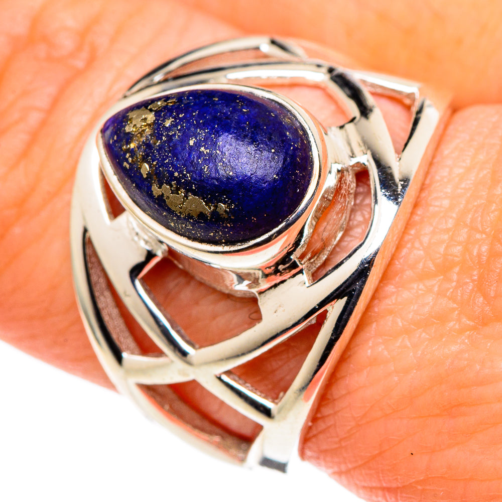 Lapis Lazuli Rings handcrafted by Ana Silver Co - RING97863